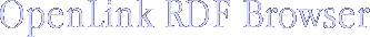 OpenLink RDF browser